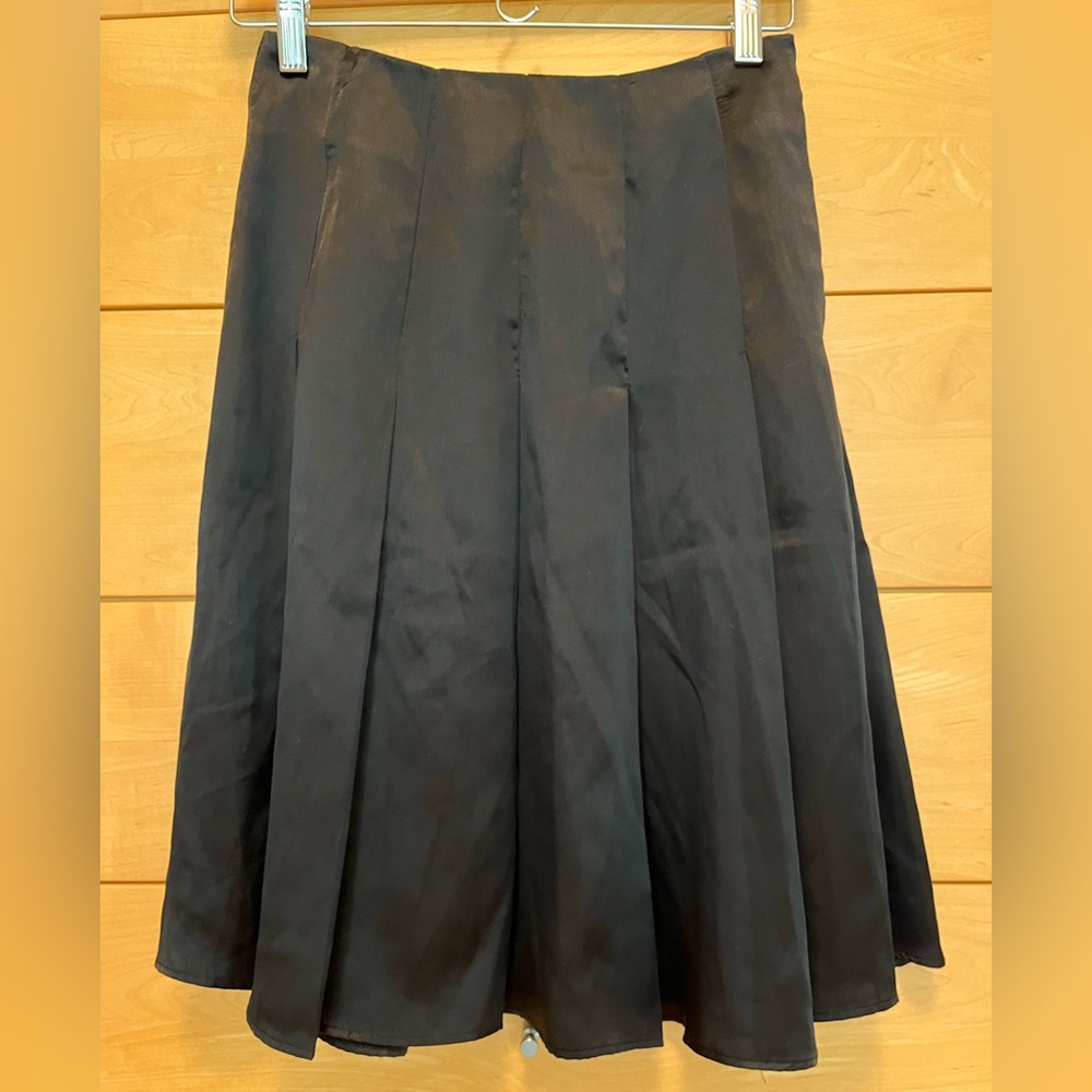 Christopher Deane black silk skirt
